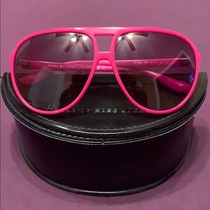 Marc by Marc Jacobs Oversized Aviator Sunglasses